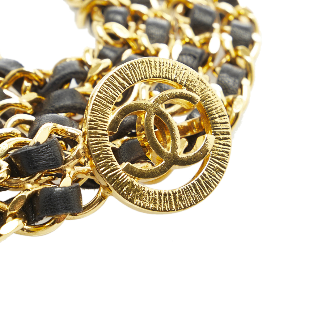 Chanel CC Leather Chain-Link Belt - Picture 4 of 6